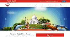 Desktop Screenshot of jaishreetravelsandtour.com